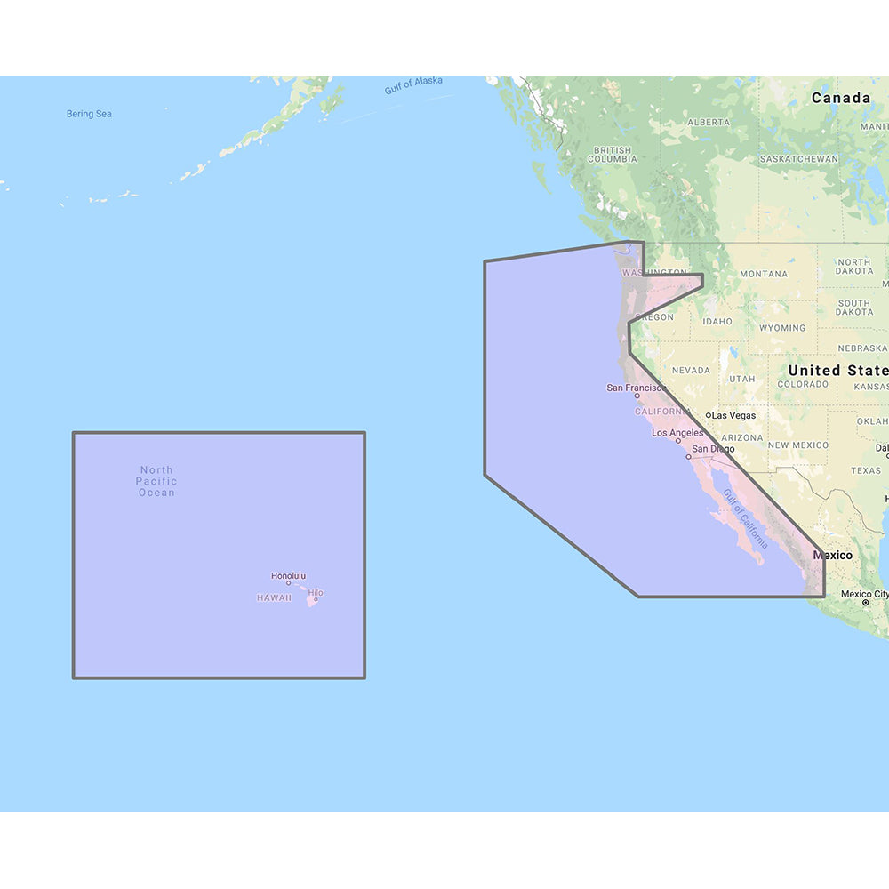 Furuno U.S. West Coast, Hawaii Baja Mexico - Vector Chart, Standard Resolution Satellite Photos f/Baja Mexico - Unlock Code [MM3-VNA-024]