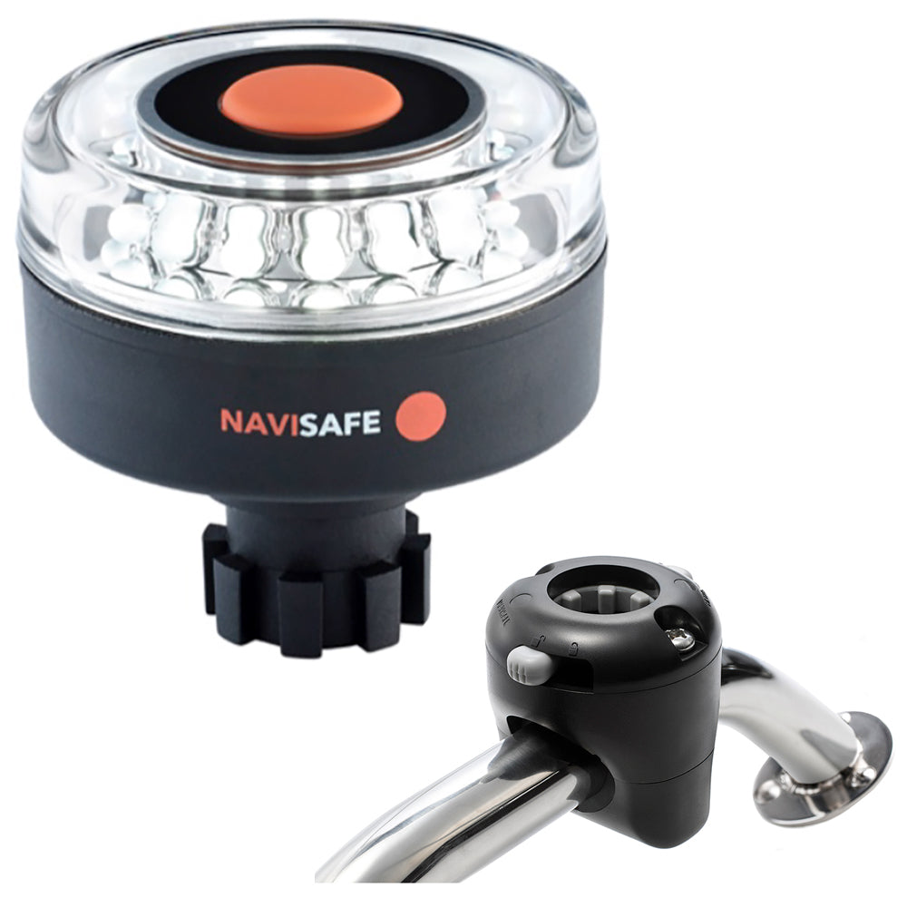 Navisafe Navilight 360 2NM w/Navibolt Base Rail Mount - Black [042KIT]