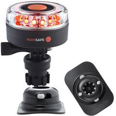 Navisafe Navilight All RED 360 2NM w/Navimount Base RIB Mount - Black [045KIT2]