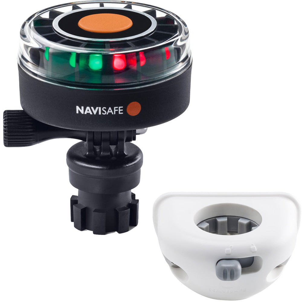 Navisafe Navilight 2NM Tricolor w/Navimount Base Vertical Mount - White [340KIT6]