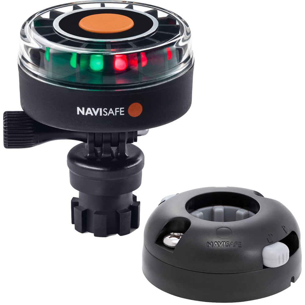 Navisafe Navilight 2NM Tricolor w/Navimount Base Horizontal Mount - Black [340KIT7]