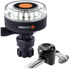 Navisafe Navilight 360 2NM White w/Navimount Base Rail Mount - Black [040KIT]