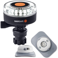 Navisafe Navilight 360 2NM White w/Navimount Base RIB Mount - White [040KIT4]