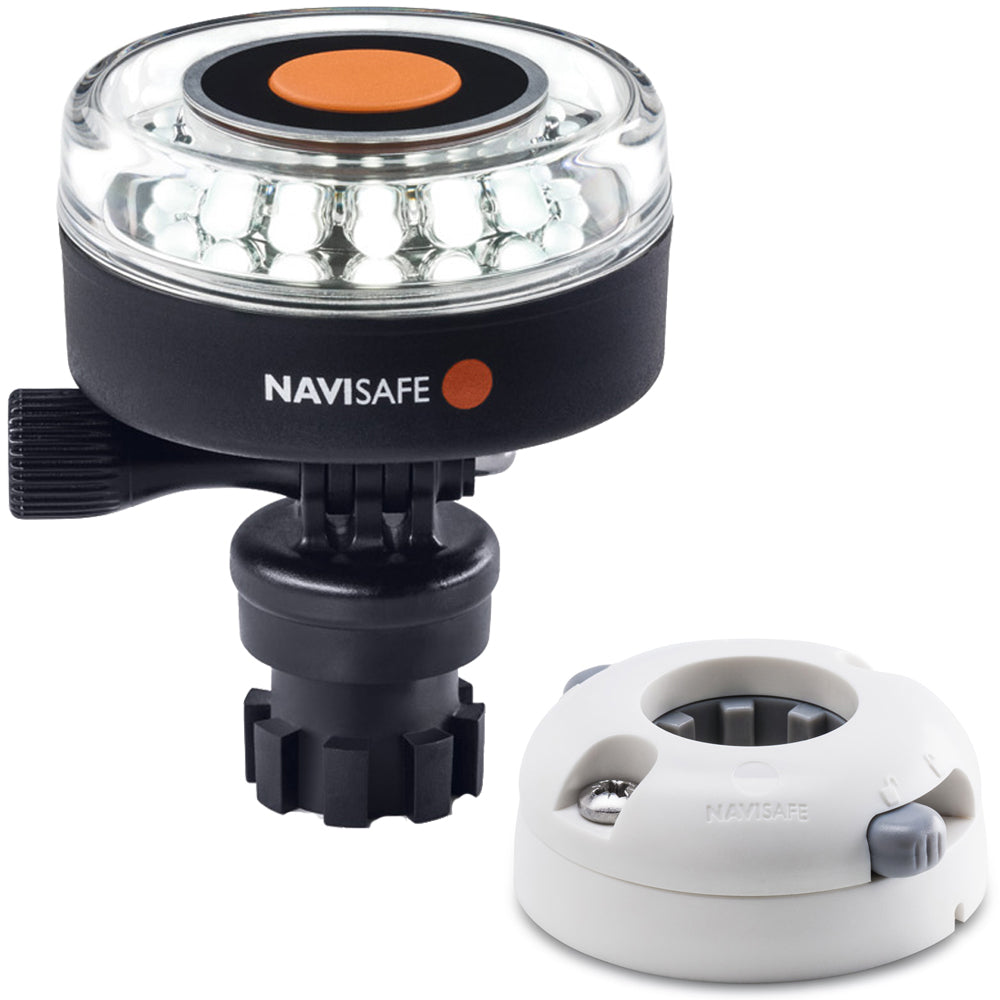 Navisafe Navilight 360 2NM White w/Navimount Base Horizontal Mount - White [040KIT5]