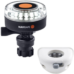 Navisafe Navilight 360 2NM White w/Navimount Base Vertical Mount - White [040KIT6]