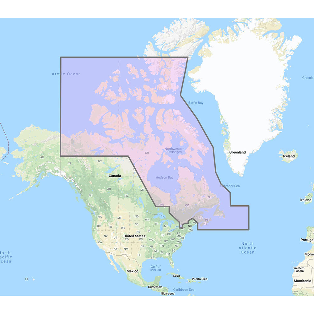 Furuno Canada North East - Vector Charts, 3D Data Standard Resolution Satellite Photos - Unlock Code [MM3-VNA-021]