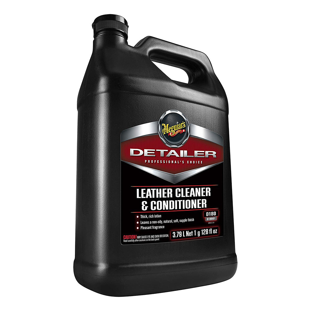 Meguiars Detailer Leather Cleaner Conditioner - 1-Gallon [D18001]