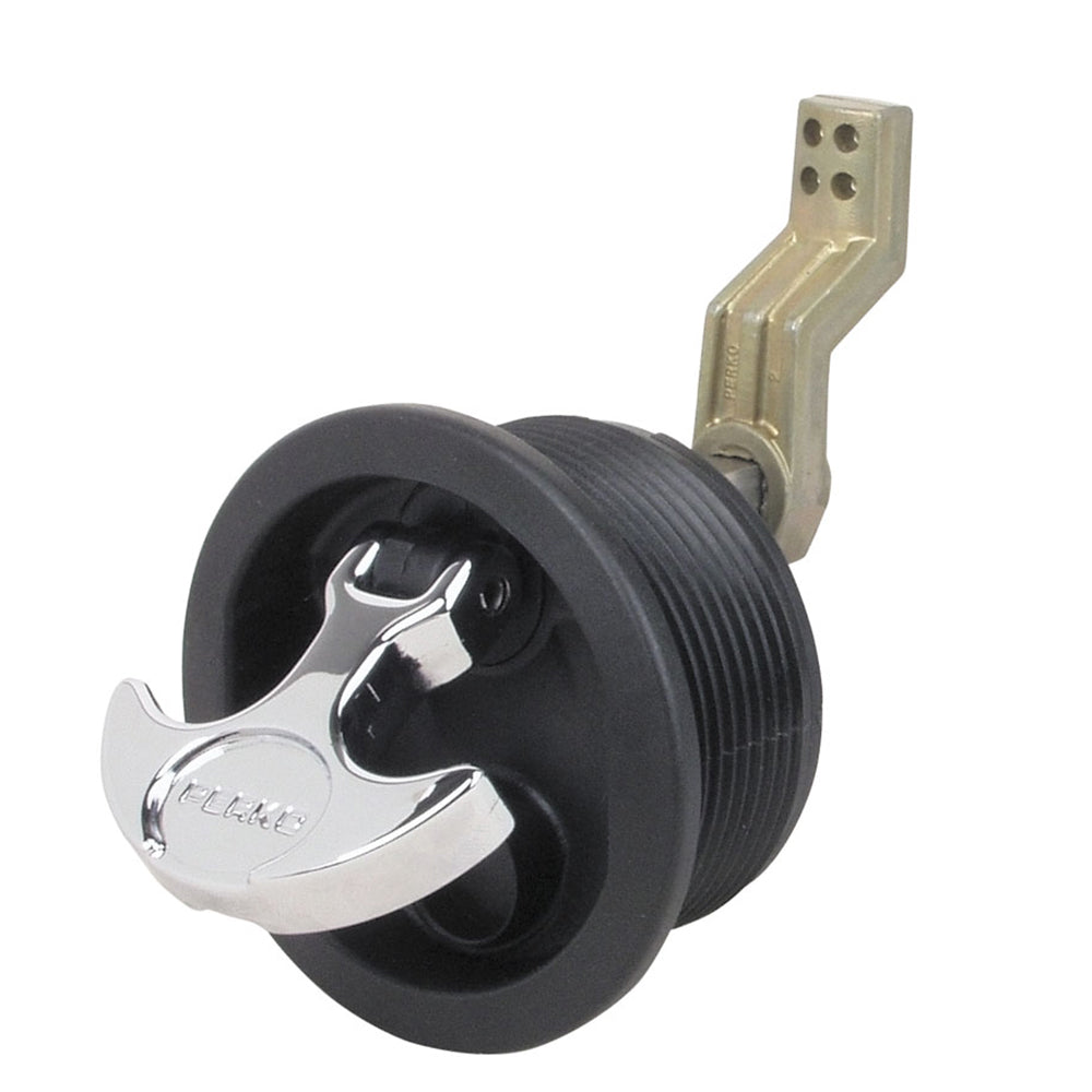 Perko Surface Mount Latch f/Smooth Carpeted Surfaces w/Offset Cam Bar [1092DP1BLK]