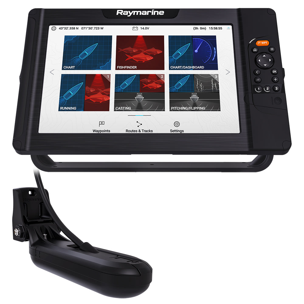 Raymarine Element 12 HV Combo w/HV-100 Transducer Nav+ US Canada Chart [E70536-05-NAG]