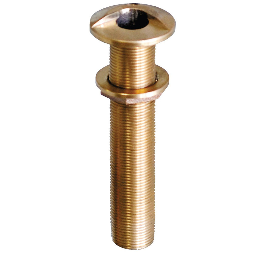 GROCO 3/4" Bronze Extra Long High Speed Thru-Hull Fitting w/Nut [HSTHXL-750-W]