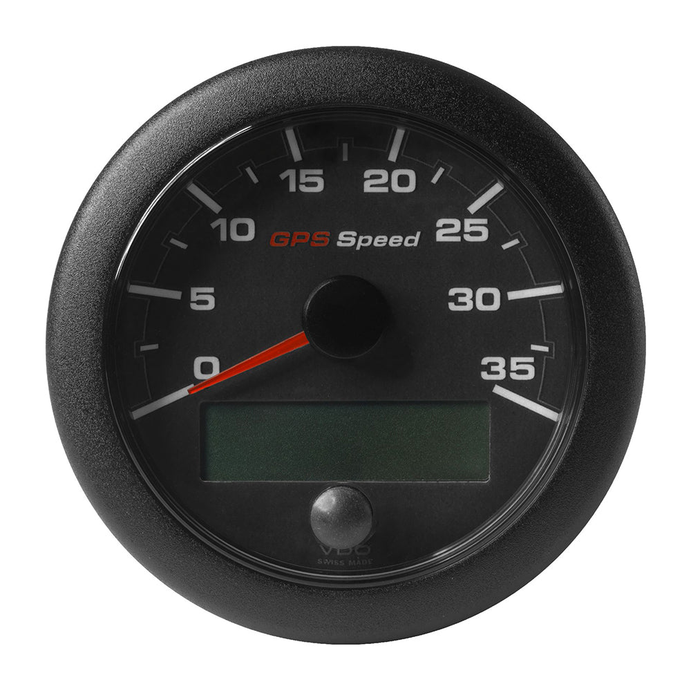 Veratron 3-3/8" (85mm) OceanLink GPS Speedometer - Black Dial Bezel (0-35 K/MPH/KMH) [A2C1351980001]