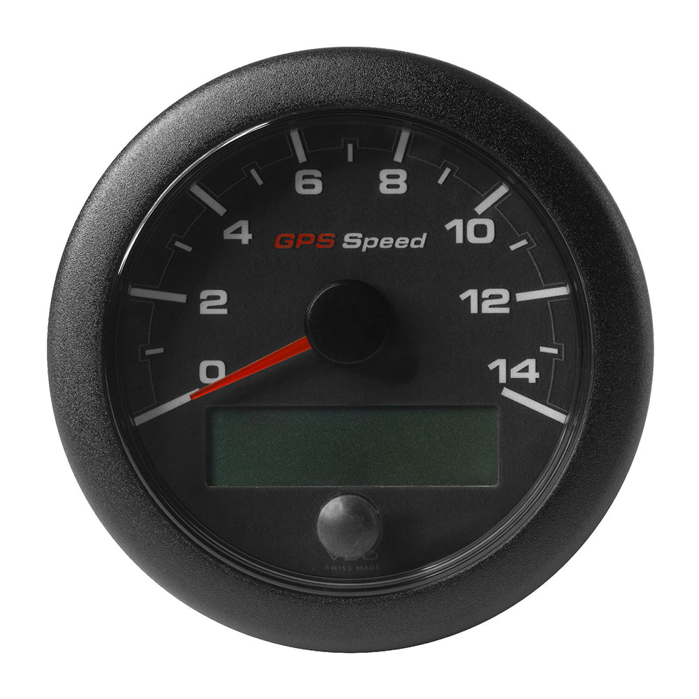 Veratron 3-3/8" (85mm) OceanLink GPS Speedometer - Black Dial Bezel (0-14 K/MPH/KMH) [A2C1351970001]