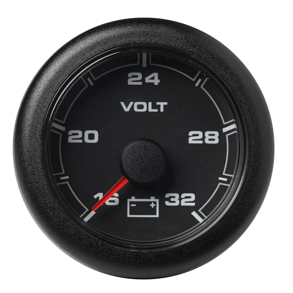 Veratron 52MM (2-1/16") OceanLink Battery Voltage Gauge - 16 to 32V - Black Dial Bezel [A2C1066120001]