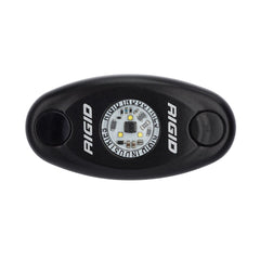 RIGID Industries A-Series Black High Power LED Light Single - Cool White [480093]