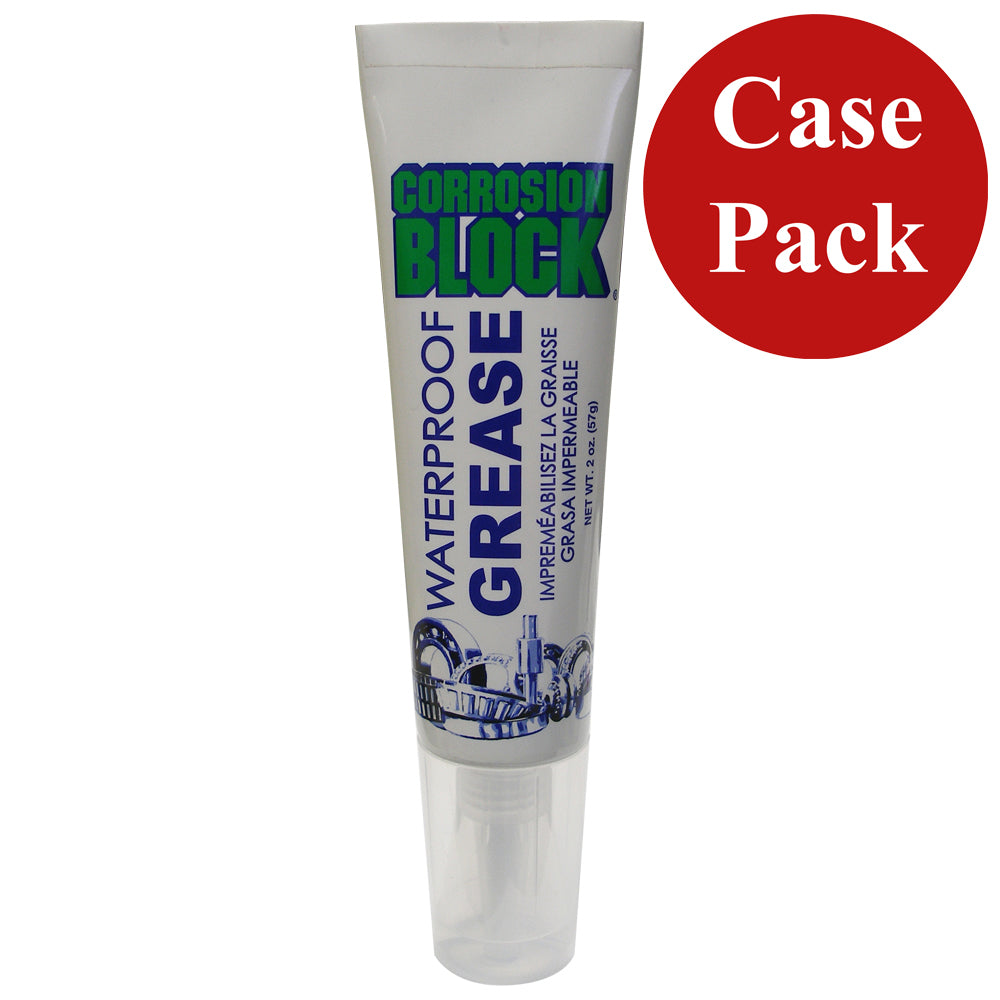 Corrosion Block High Performance Waterproof Grease - 2oz Tube - Non-Hazmat, Non-Flammable Non-Toxic *Case of 24* [25002CASE]