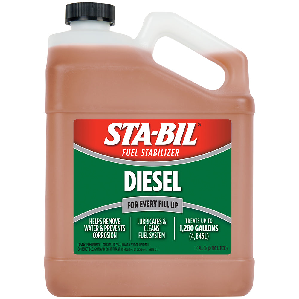 STA-BIL Diesel Formula Fuel Stabilizer Performance Improver - 1 Gallon [22255]