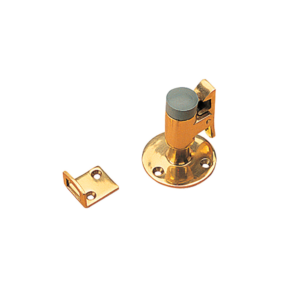 Sea-Dog Door Stop Catch - Brass - 2" [222712-1]