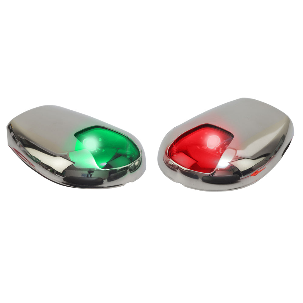 Sea-Dog Stainless Steel Side Mount LED Navigation Lights - 2 NM - Port Starboard [400079-1]