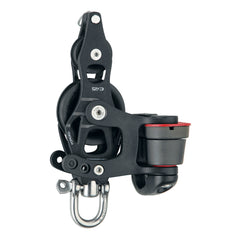 Harken 45mm Single Aluminum Element Fiddle Block w/Swivel, Becket 150 Cam Cleat [6234]