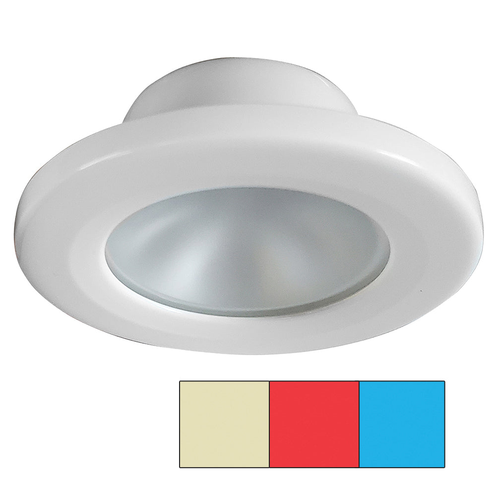 i2Systems Apeiron A3120 Screw Mount Light - Red, Warm White Blue - White Finish [A3120Z-31HCE]