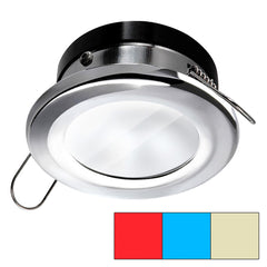 i2Systems Apeiron A1120 Spring Mount Light - Round - Red, Warm White Blue - Polished Chrome [A1120Z-11HCE]