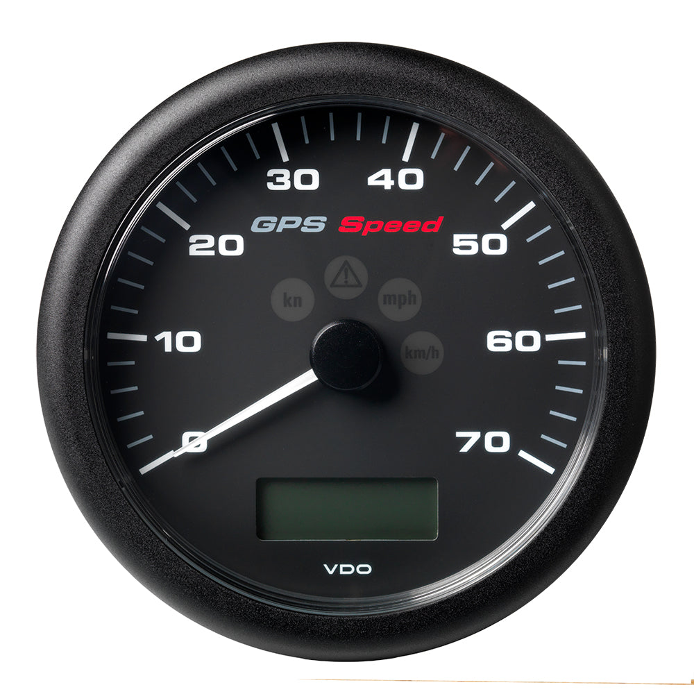 Veratron 4-1/4" (110MM) ViewLine GPS Speedometer 0-70 KNOTS/KMH/MPH - 8 to 16V Black Dial Bezel [A2C59501781]