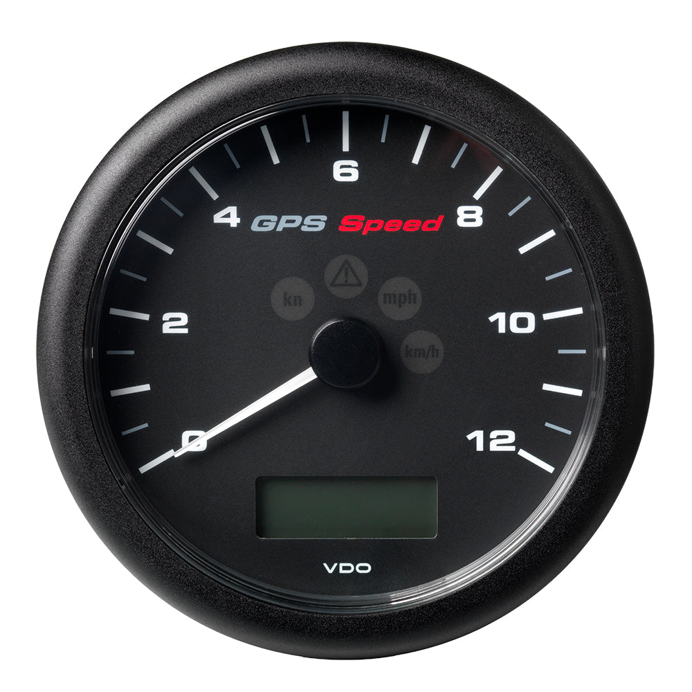 Veratron 4-1/4" (110MM) ViewLine GPS Speedometer 0-12 KNOTS/KMH/MPH - 8 to 16V Black Dial Bezel [A2C59501987]