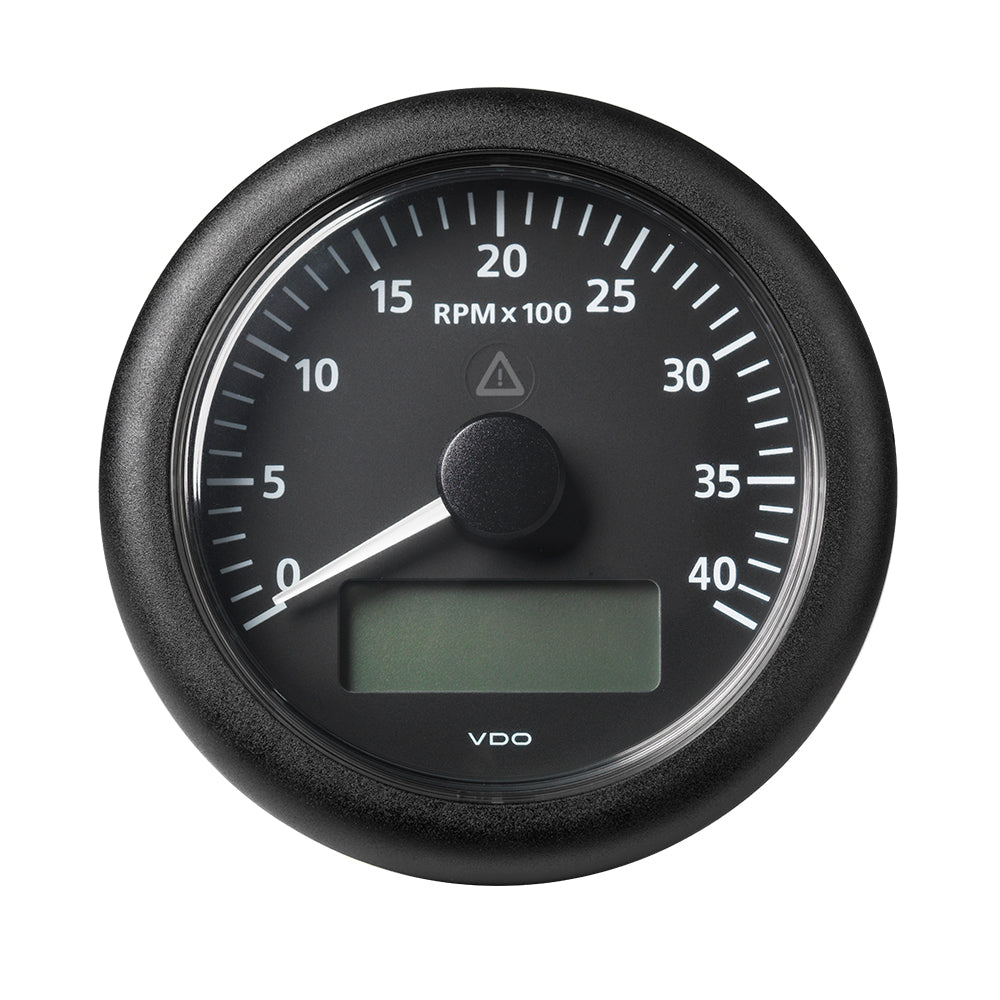 Veratron 3-3/8" (85MM) ViewLine Tach w/Multifunction Display - 0 to 4000 RPM - Black Dial Bezel [A2C59512391]