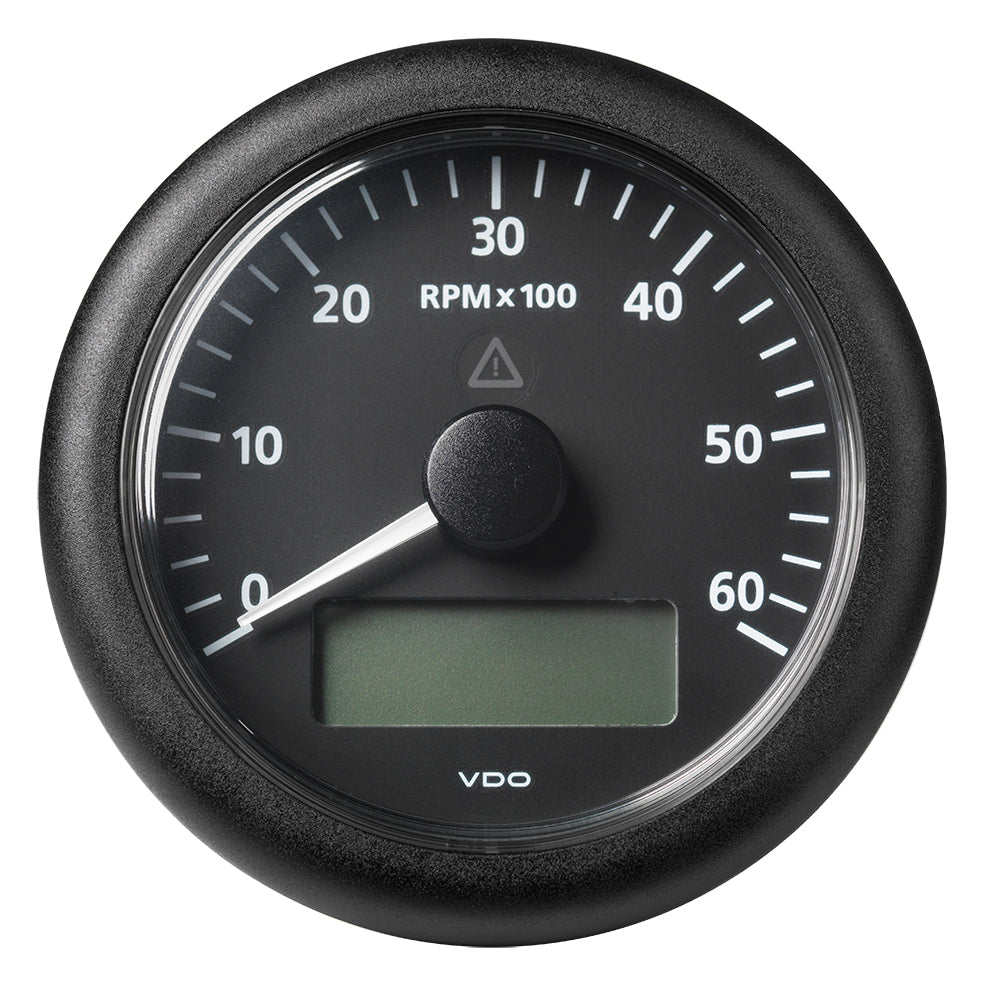 Veratron 3-3/8" (85MM) ViewLine Tachometer w/Multi-Function Display - 0 to 6000 RPM - Black Dial Bezel [A2C59512393]