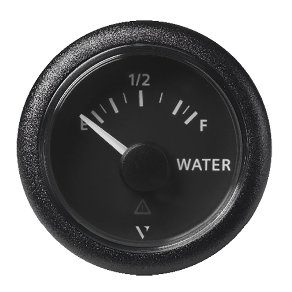 Veratron 52MM (2-1/16") ViewLine Fresh Water Resistive - Empty/Full - 3 to180 OHM - Black Dial Round Bezel [A2C59514099]