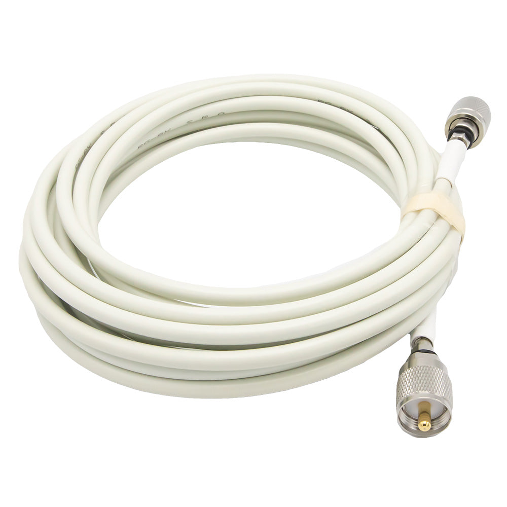 Shakespeare 20 Cable Kit f/Phase III VHF/AIS Antennas - 2 Screw On PL259S RG-8X Cable w/FME Mini Ends Included [PIII-20-ER]