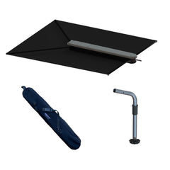 TACO ShadeFin w/Black Fabric, Case Fixed Rod Holder Mount Kit [T10-3000-4]