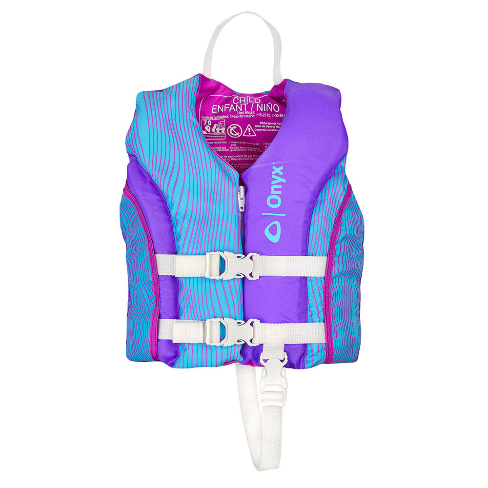 Onyx Shoal All Adventure Child Paddle Water Sports Life Jacket - Purple [121000-600-001-21]