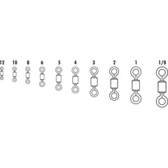 VMC SSRS Stainless Steel Rolling Swivel #6VP - 100lb Test *50-Pack [SSRS#6VP]