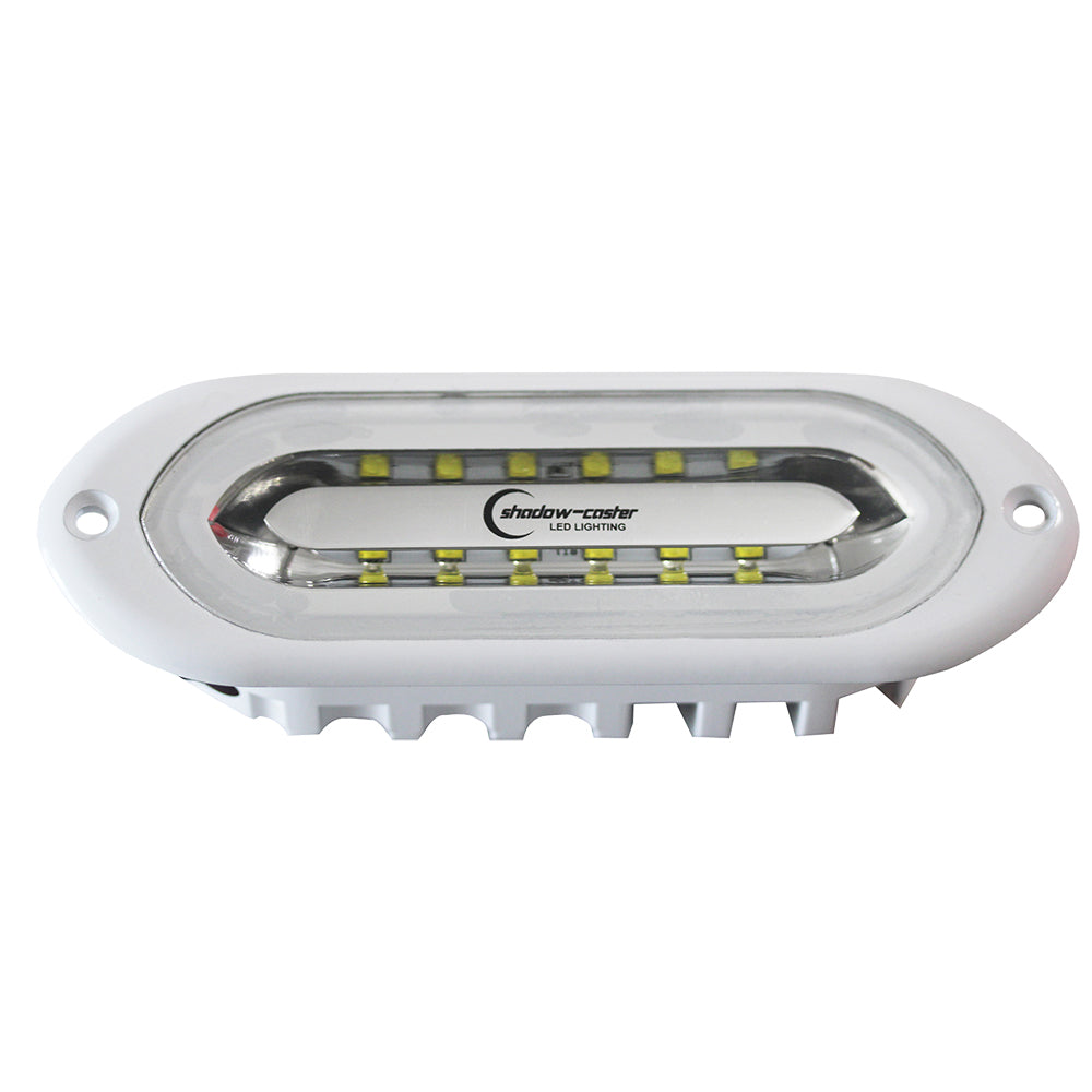 Shadow-Caster SCM-SL Series Flush Mount Spreader Light - White Housing - White/Blue/Red [SCM-SLF-WBR-WH]