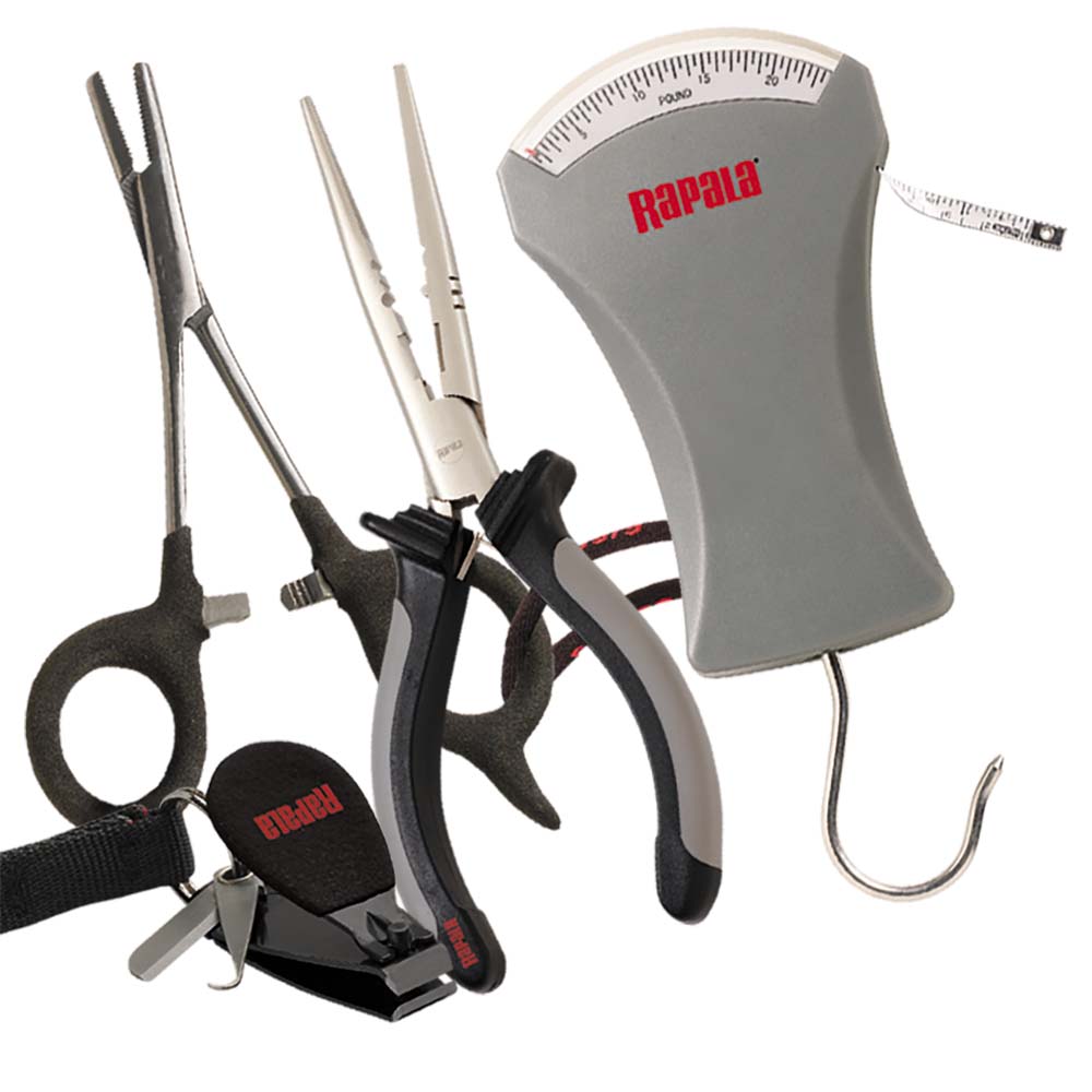 Rapala Combo Pack - Pliers, Forceps, Scale Clipper [RTC-6PFSC]