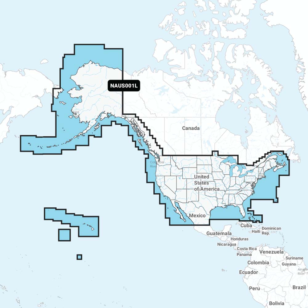 Navionics NAUS001L - U.S. Coastal Canada - Navionics+ [010-C1366-30]