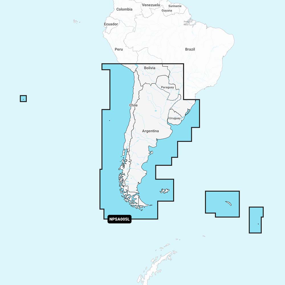 Navionics Platinum+ NPSA005L - Chile, Argentina Easter Island [010-C1365-40]