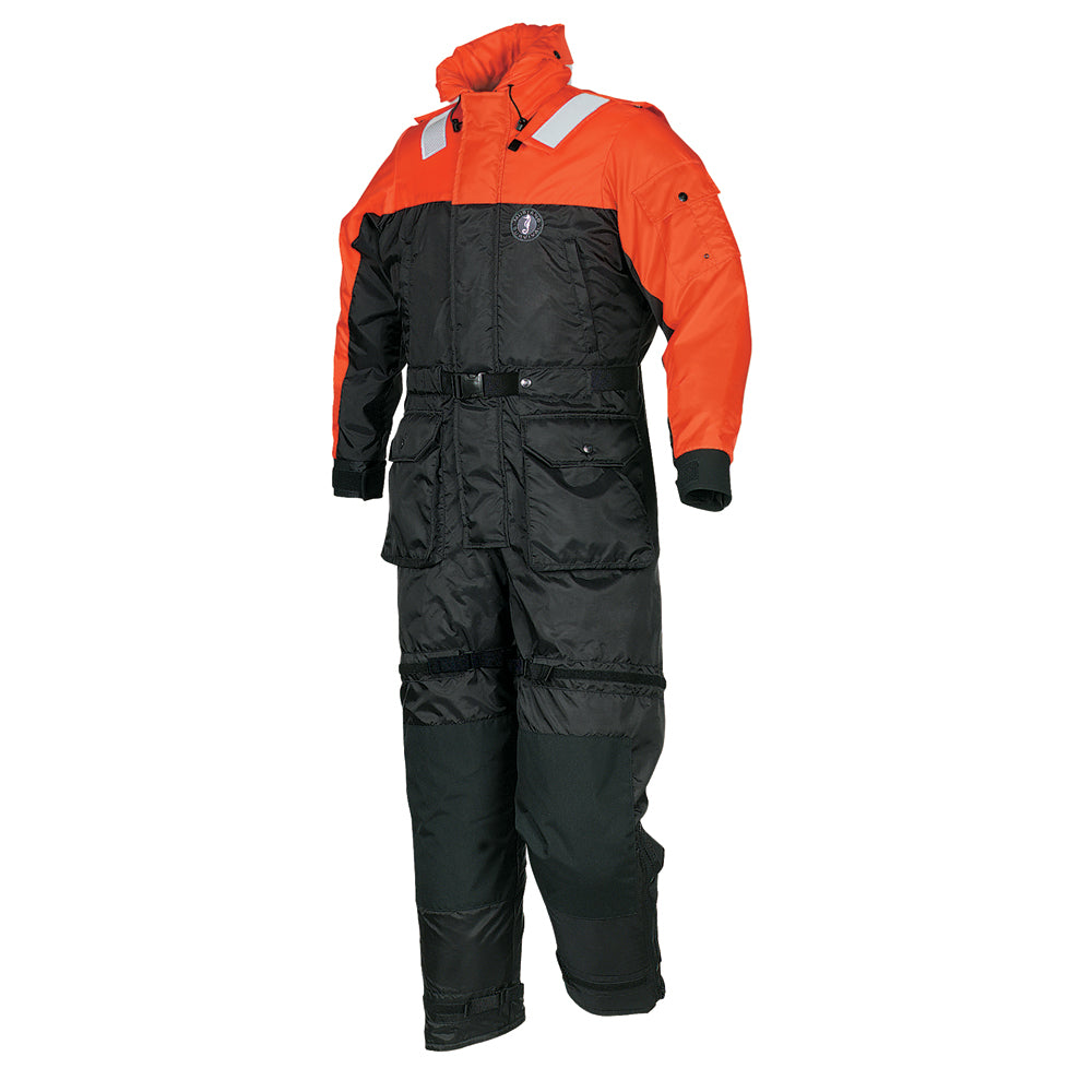 Mustang Deluxe Anti-Exposure Coverall Work Suit - Orange/Black - Large [MS2175-33-L-206]