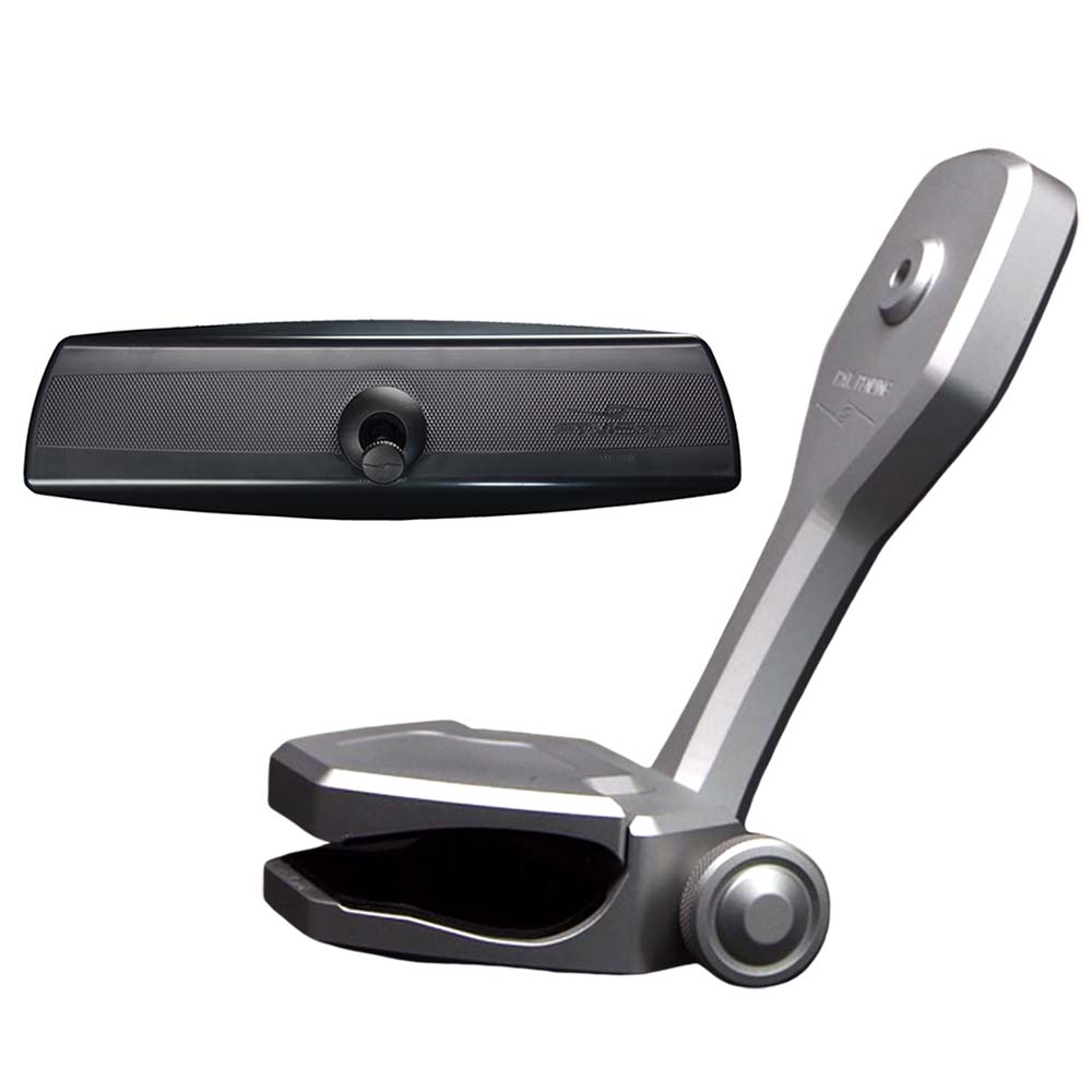 PTM Edge Mirror/Bracket Kit w/VR-140 PRO Mirror ZXR-320 (Silver) [P12848-2320TEBCL]