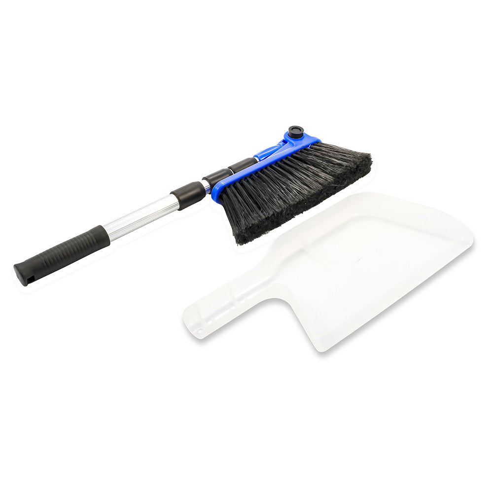 Camco RV Broom Dustpan - Bilingual [43623]