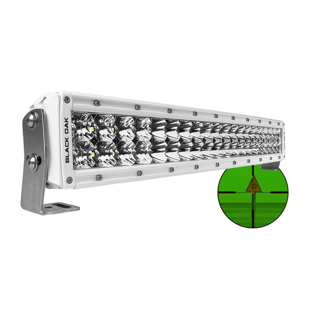 Black Oak Pro Series Double Row Combo Infrared 20" 850nm Light Bar - White [20MIR-850]