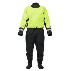 Mustang MSD576 Water Rescue Dry Suit - Fluorescent Yellow Green-Black - XL [MSD57602-251-XL-101]