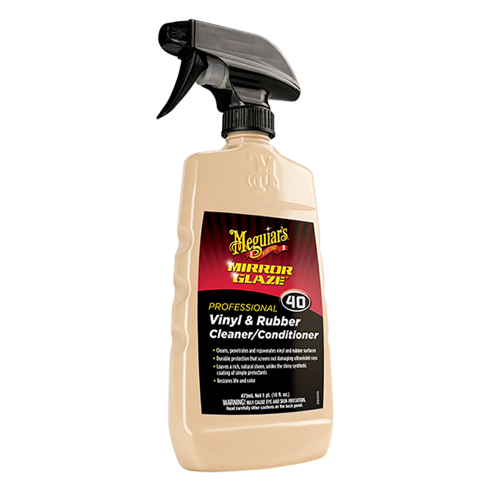 Meguiars M40 Mirror Glaze Vinyl Rubber Cleaner Conditioner - 16oz [M4016]