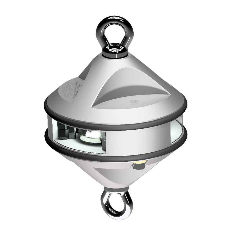 Lopolight Series 200-012 - Hoist Light - 2NM - White - Silver Housing [200-012G2-H1C]