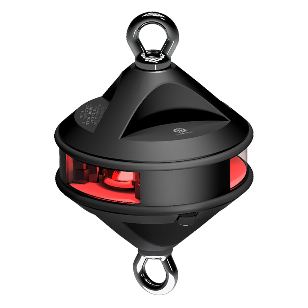 Lopolight Series 200-014 - Hoist Light - 2NM - Red - Black Housing [200-014G2-H1C-B]