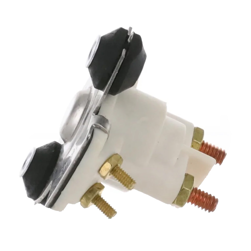 ARCO Marine Outboard Solenoid w/Flat Isolated Base White Housing [SW097]