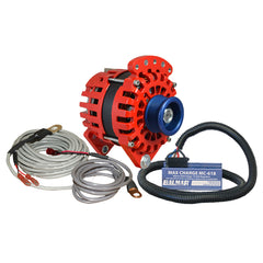 Balmar Alternator 170 AMP Kit 12V 3.15" Dual Foot Saddle J10 Pulley Regulator Temp Sensor [XT-CR-170-J10-KIT]