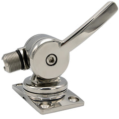 Shakespeare 6187 Sleek Compact Stainless Steel Rotatable 4-Way Ratchet Mount [6187]