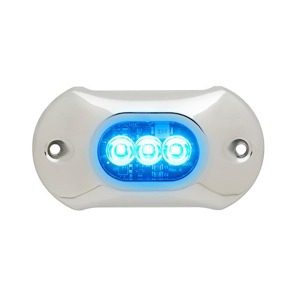 Attwood LightArmor HPX Underwater Light - 3 LED Blue [66UW03B-7]